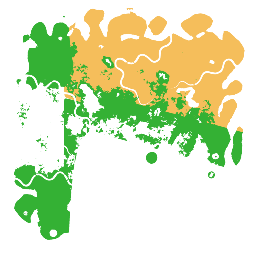 Biome Rust Map: Procedural Map, Size: 6000, Seed: 100679410