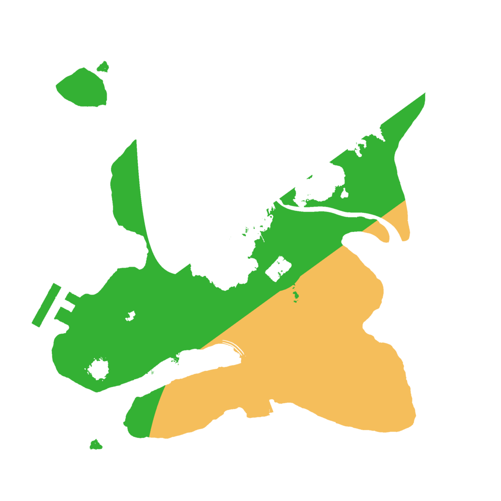 Biome Rust Map: Procedural Map, Size: 2200, Seed: 48566
