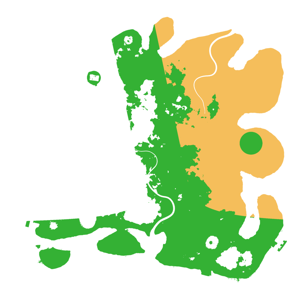 Biome Rust Map: Procedural Map, Size: 3500, Seed: 59056032