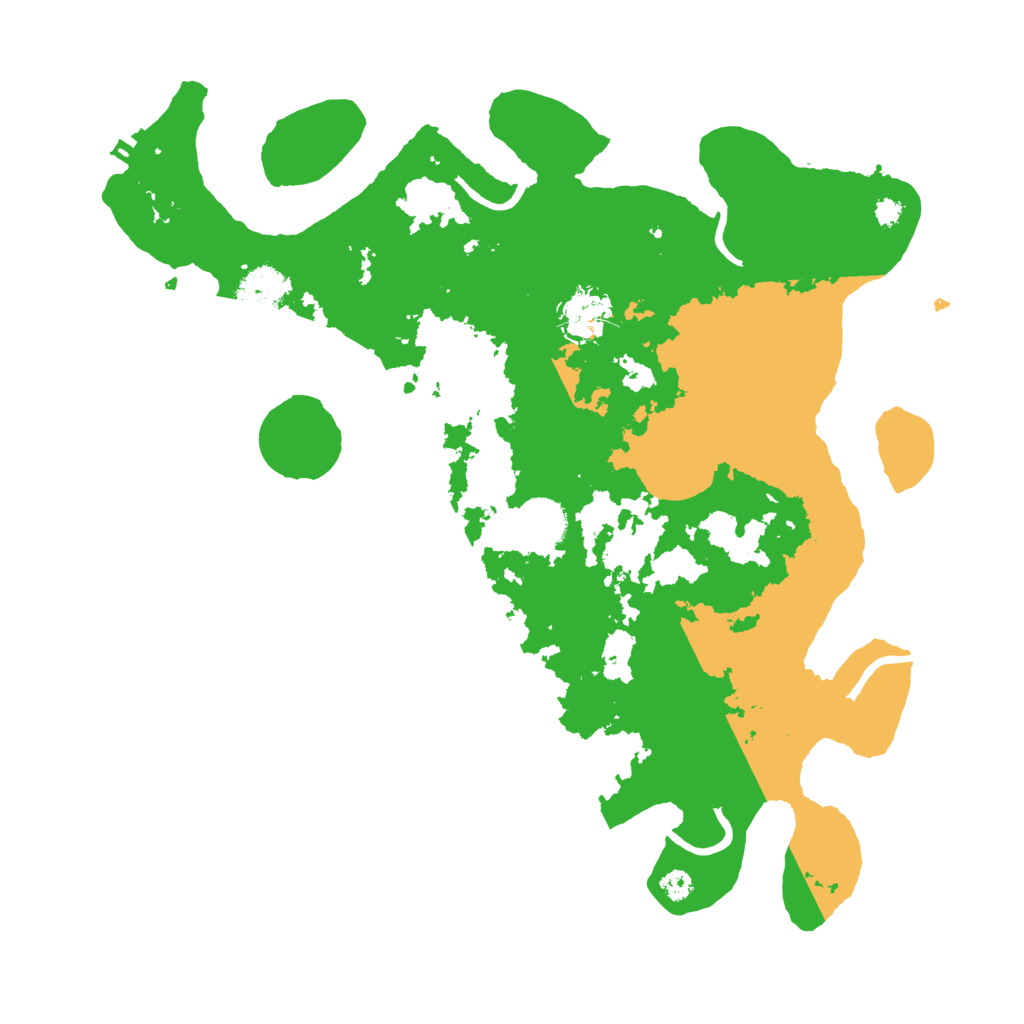 Biome Rust Map: Procedural Map, Size: 3500, Seed: 76443070