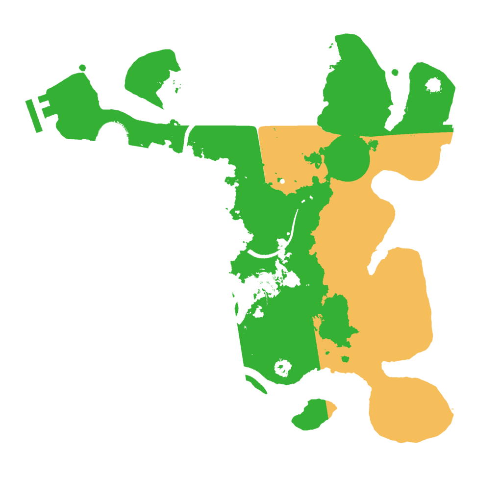 Biome Rust Map: Procedural Map, Size: 3000, Seed: 1068204314