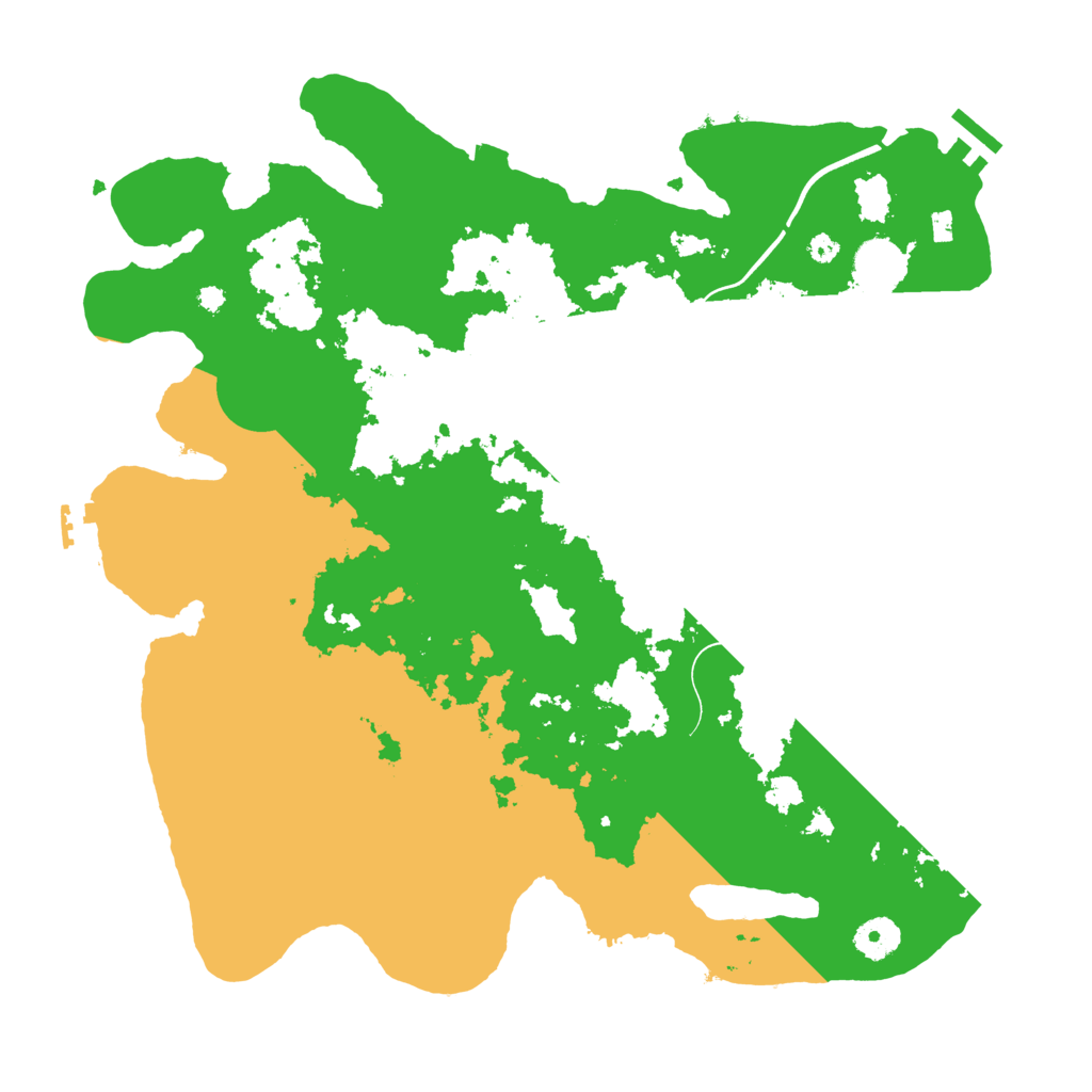 Biome Rust Map: Procedural Map, Size: 3800, Seed: 298743606