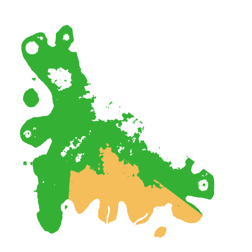 Biome Rust Map: Procedural Map, Size: 3500, Seed: 4308880