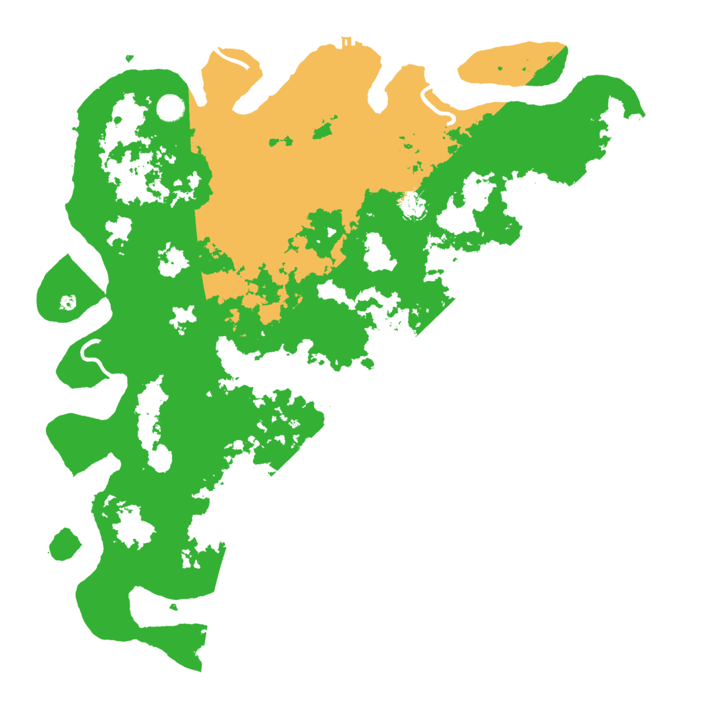 Biome Rust Map: Procedural Map, Size: 4500, Seed: 380107616