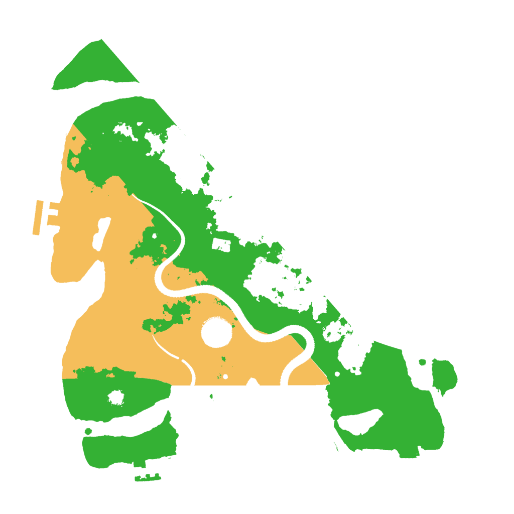 Biome Rust Map: Procedural Map, Size: 3000, Seed: 492627667