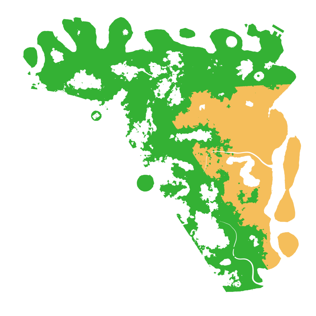Biome Rust Map: Procedural Map, Size: 5000, Seed: 1611070345