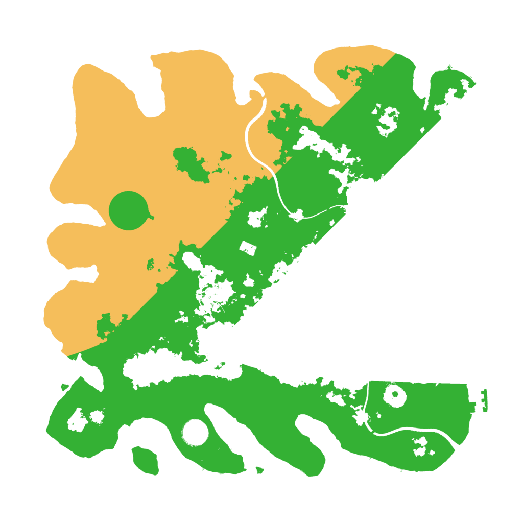 Biome Rust Map: Procedural Map, Size: 3500, Seed: 997881752