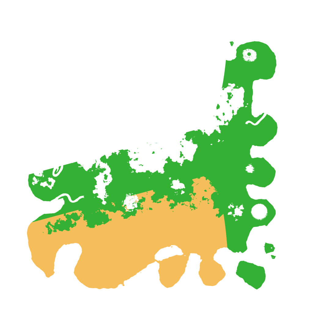 Biome Rust Map: Procedural Map, Size: 3500, Seed: 3267