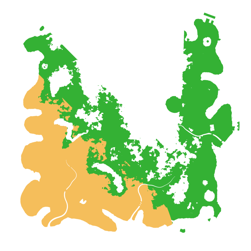 Biome Rust Map: Procedural Map, Size: 4250, Seed: 1849855106