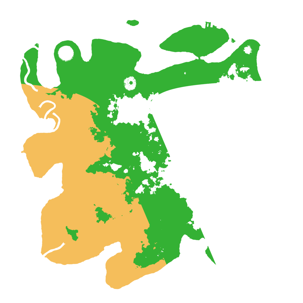Biome Rust Map: Procedural Map, Size: 3500, Seed: 948098100