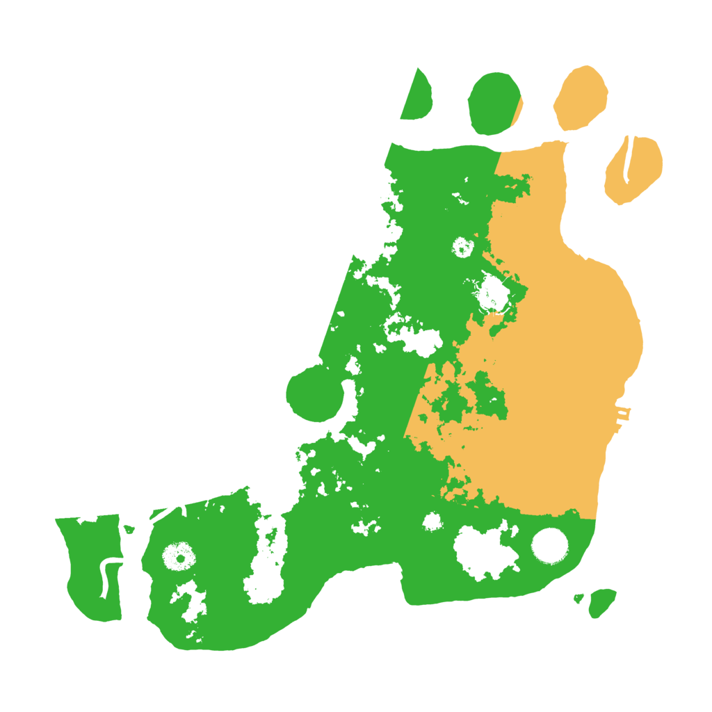 Biome Rust Map: Procedural Map, Size: 3500, Seed: 874122678
