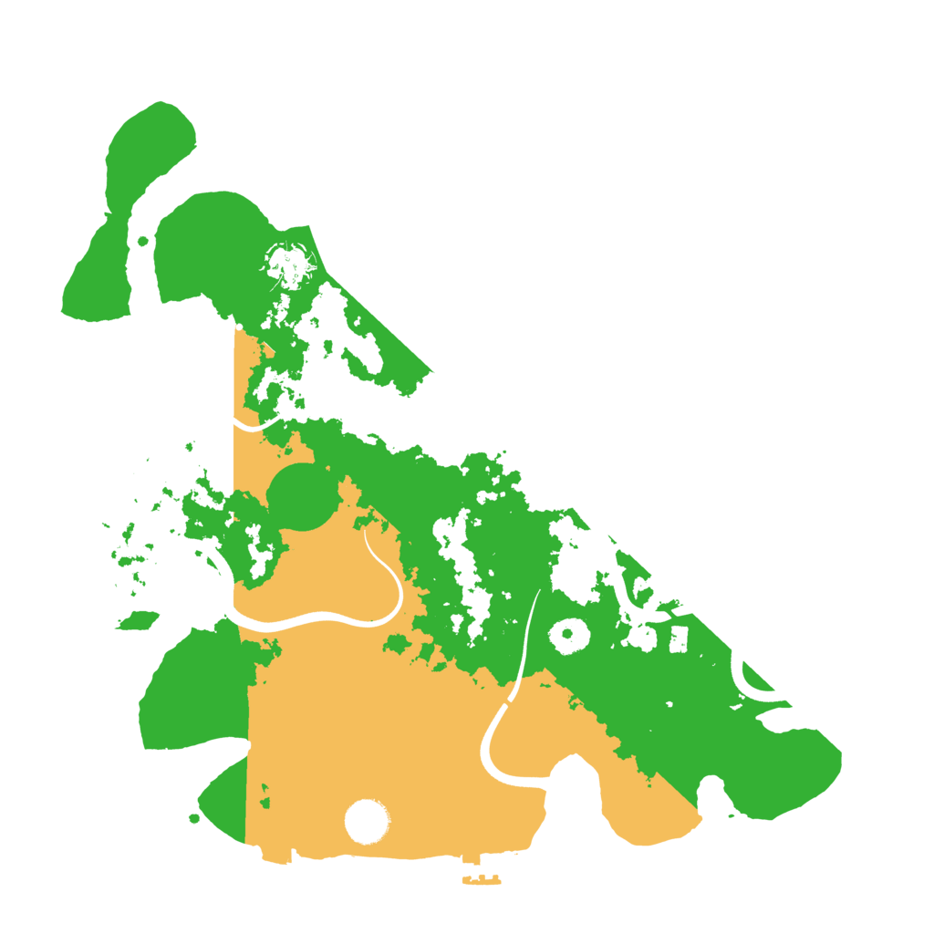 Biome Rust Map: Procedural Map, Size: 3700, Seed: 68005296