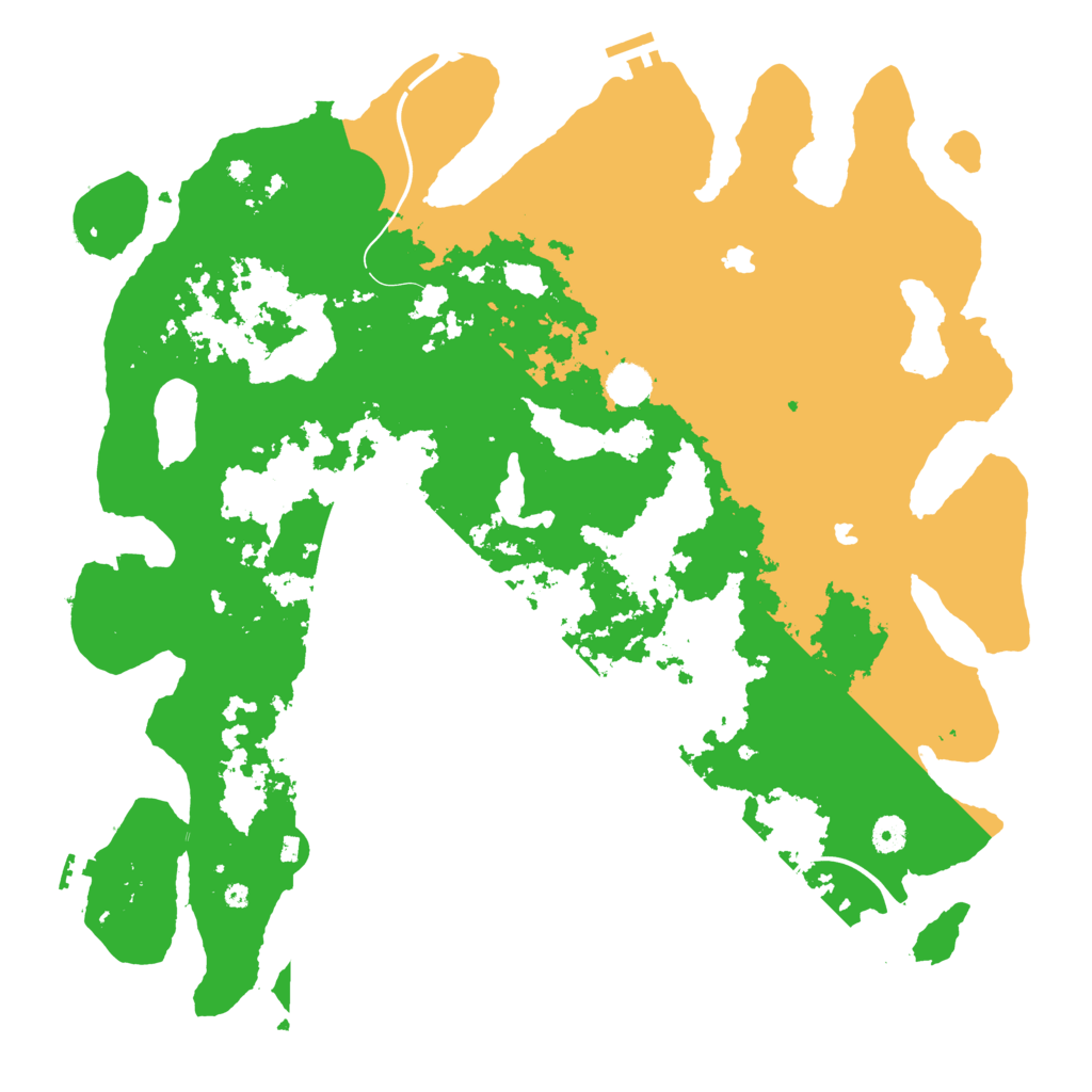 Biome Rust Map: Procedural Map, Size: 4500, Seed: 2072019