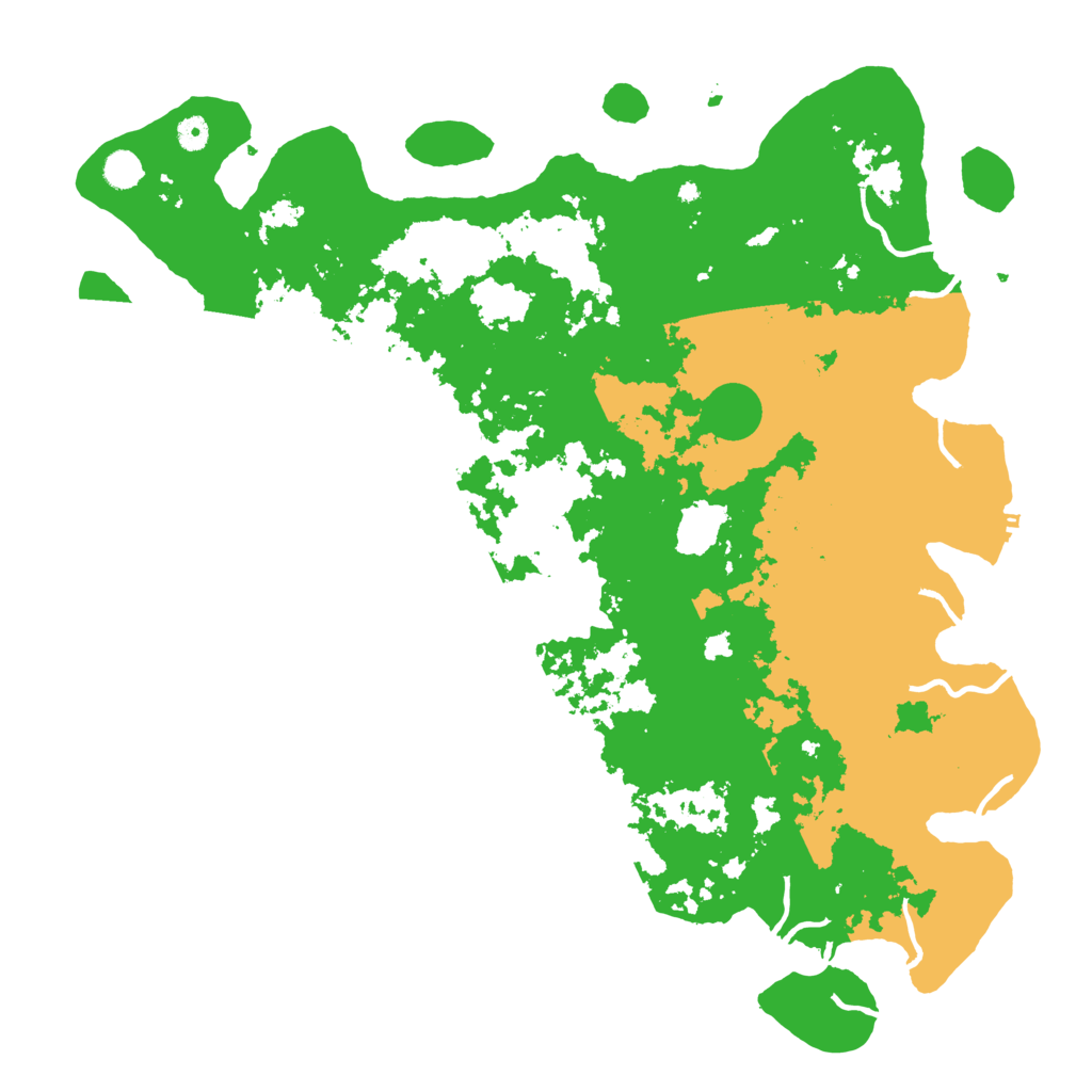 Biome Rust Map: Procedural Map, Size: 5000, Seed: 12554