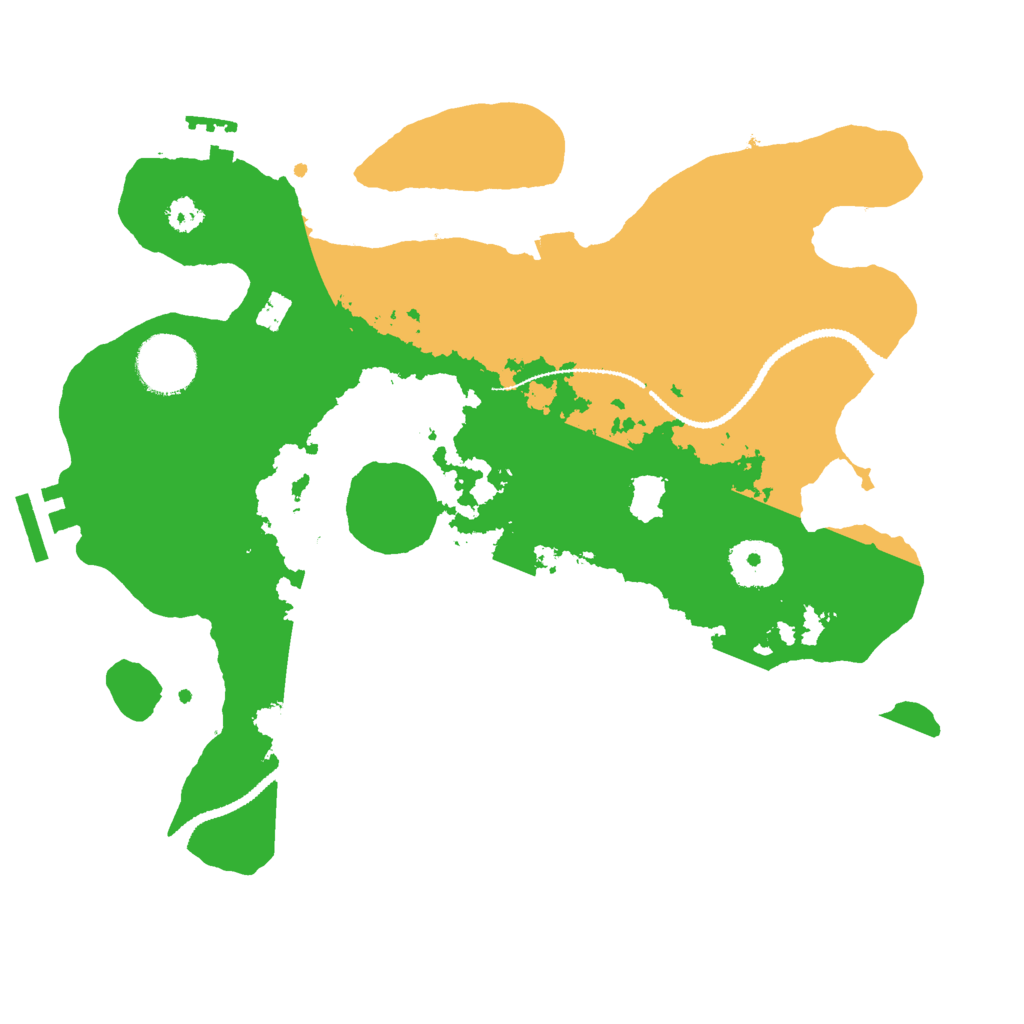 Biome Rust Map: Procedural Map, Size: 3000, Seed: 611146706