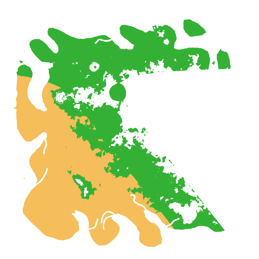 Biome Rust Map: Procedural Map, Size: 4100, Seed: 44204