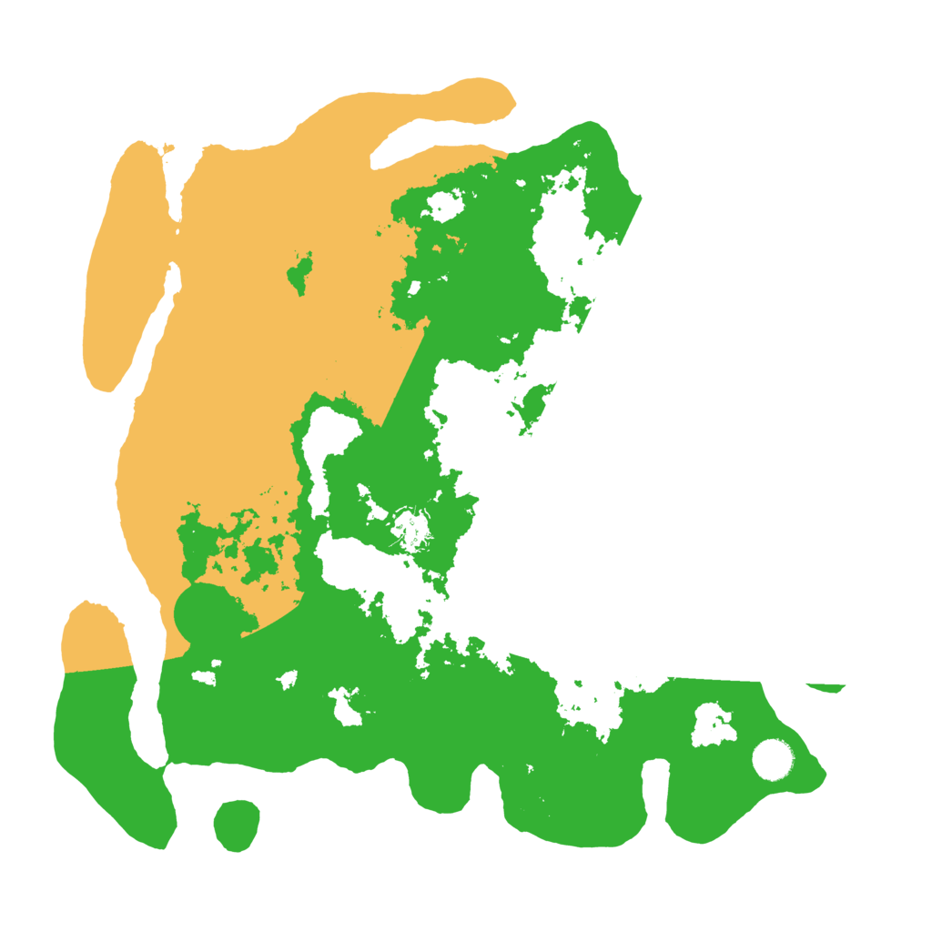 Biome Rust Map: Barren, Size: 4000, Seed: 2009922050