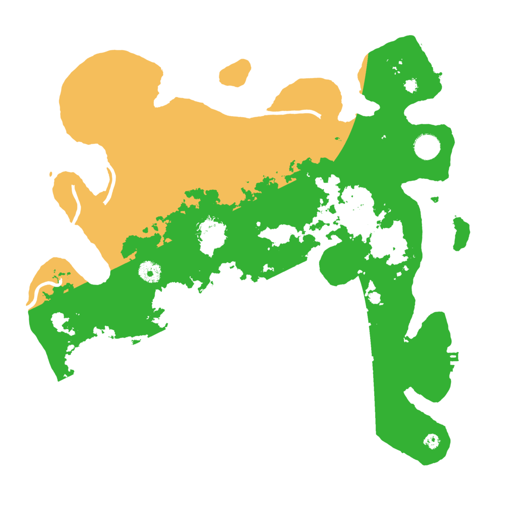 Biome Rust Map: Procedural Map, Size: 3500, Seed: 96983142