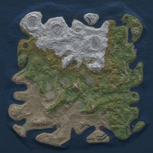 Thumbnail Rust Map: Procedural Map, Size: 4500, Seed: 2346784, 20 Monuments