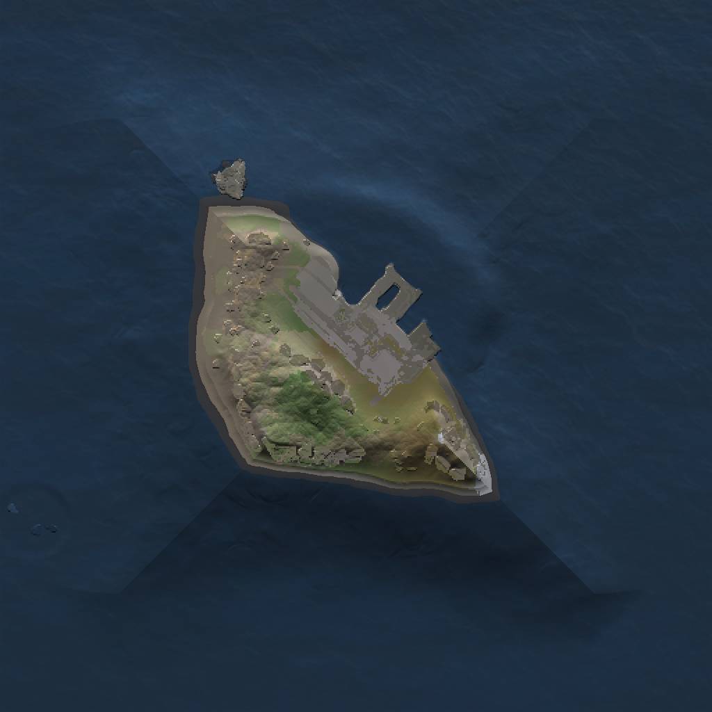 Rust Map: Procedural Map, Size: 1000, Seed: 1084821945, 4 Monuments