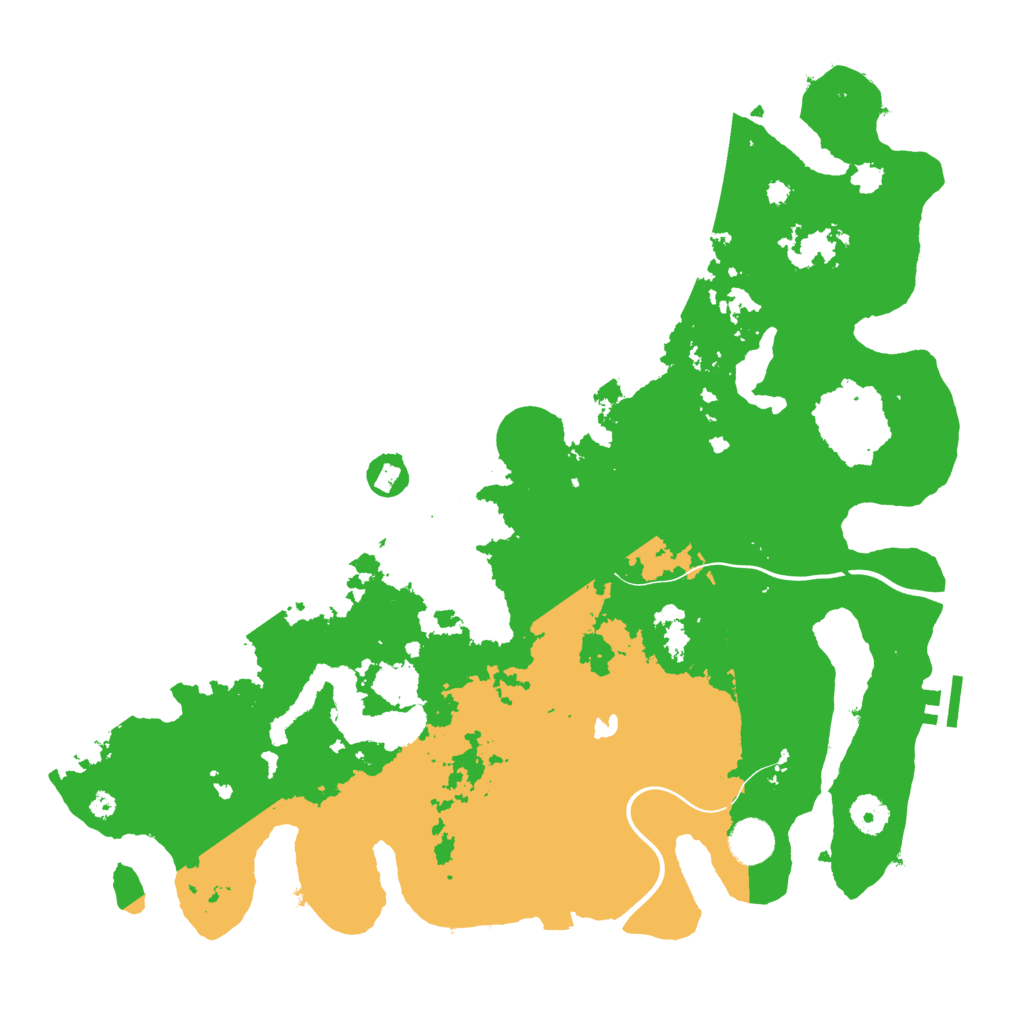 Biome Rust Map: Procedural Map, Size: 4000, Seed: 18300249