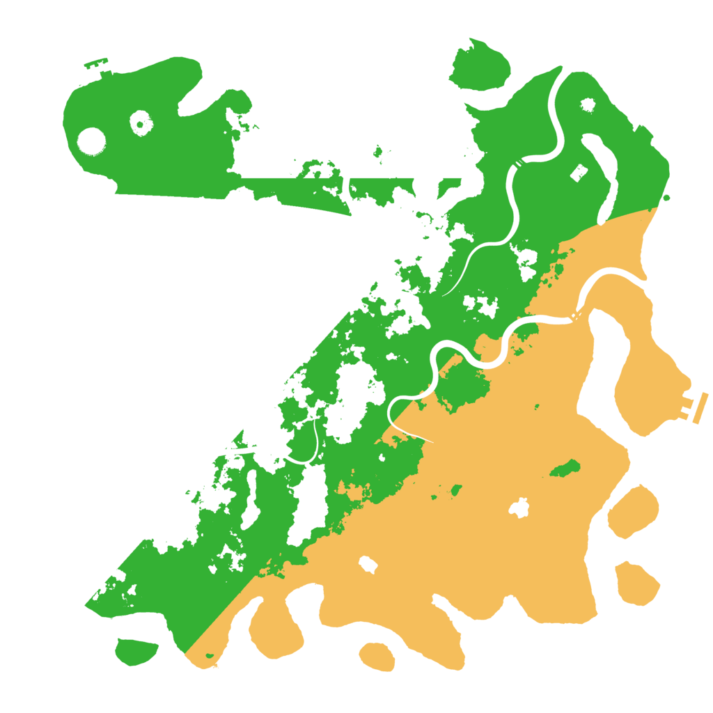 Biome Rust Map: Procedural Map, Size: 4500, Seed: 1774725877