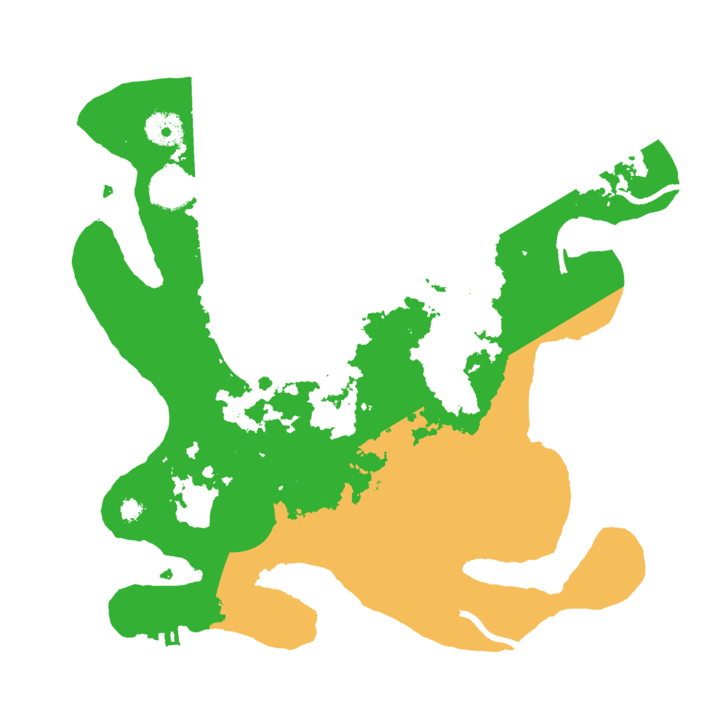 Biome Rust Map: Procedural Map, Size: 3000, Seed: 423456