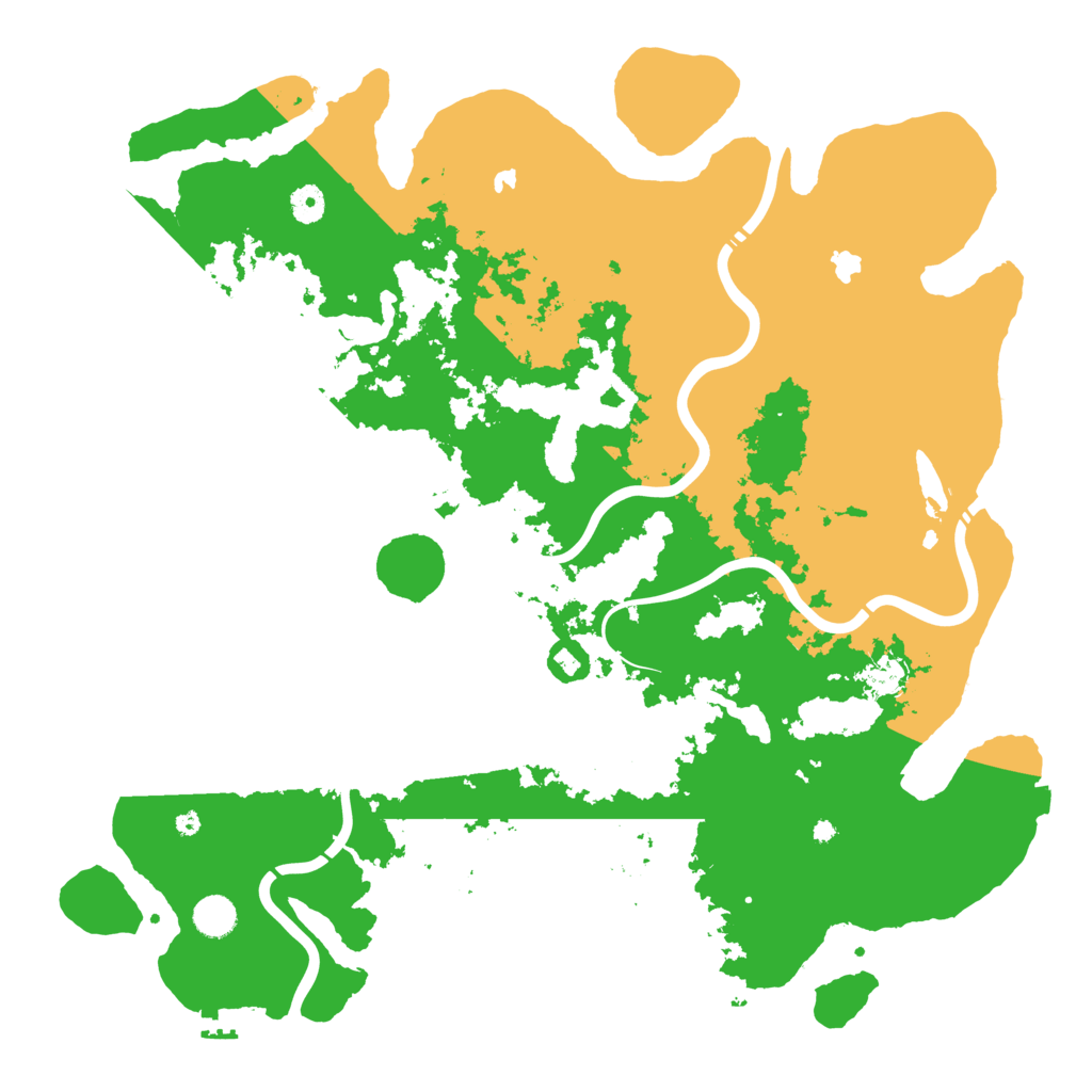 Biome Rust Map: Procedural Map, Size: 4500, Seed: 424947560