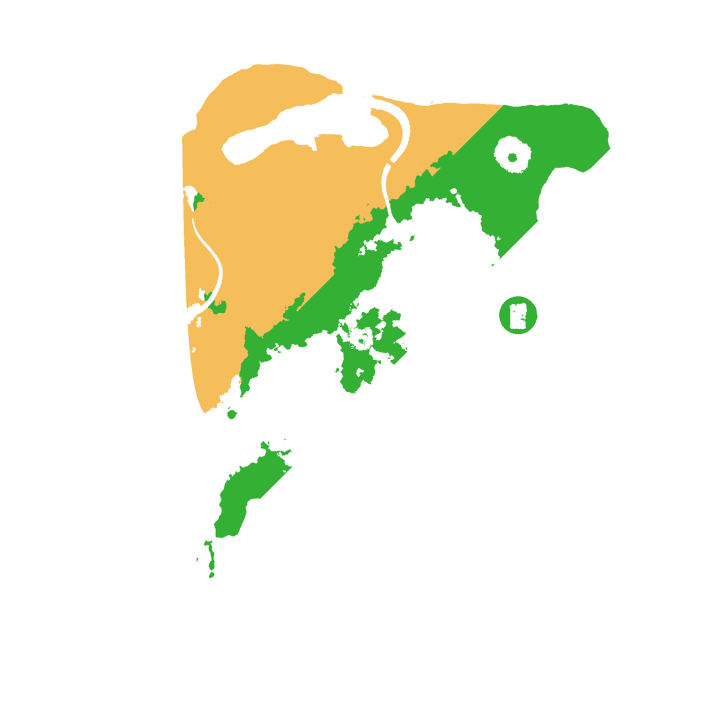 Biome Rust Map: Procedural Map, Size: 3000, Seed: 823461