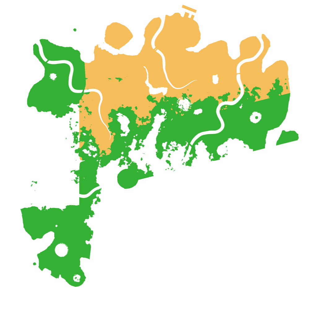 Biome Rust Map: Procedural Map, Size: 4250, Seed: 663680258