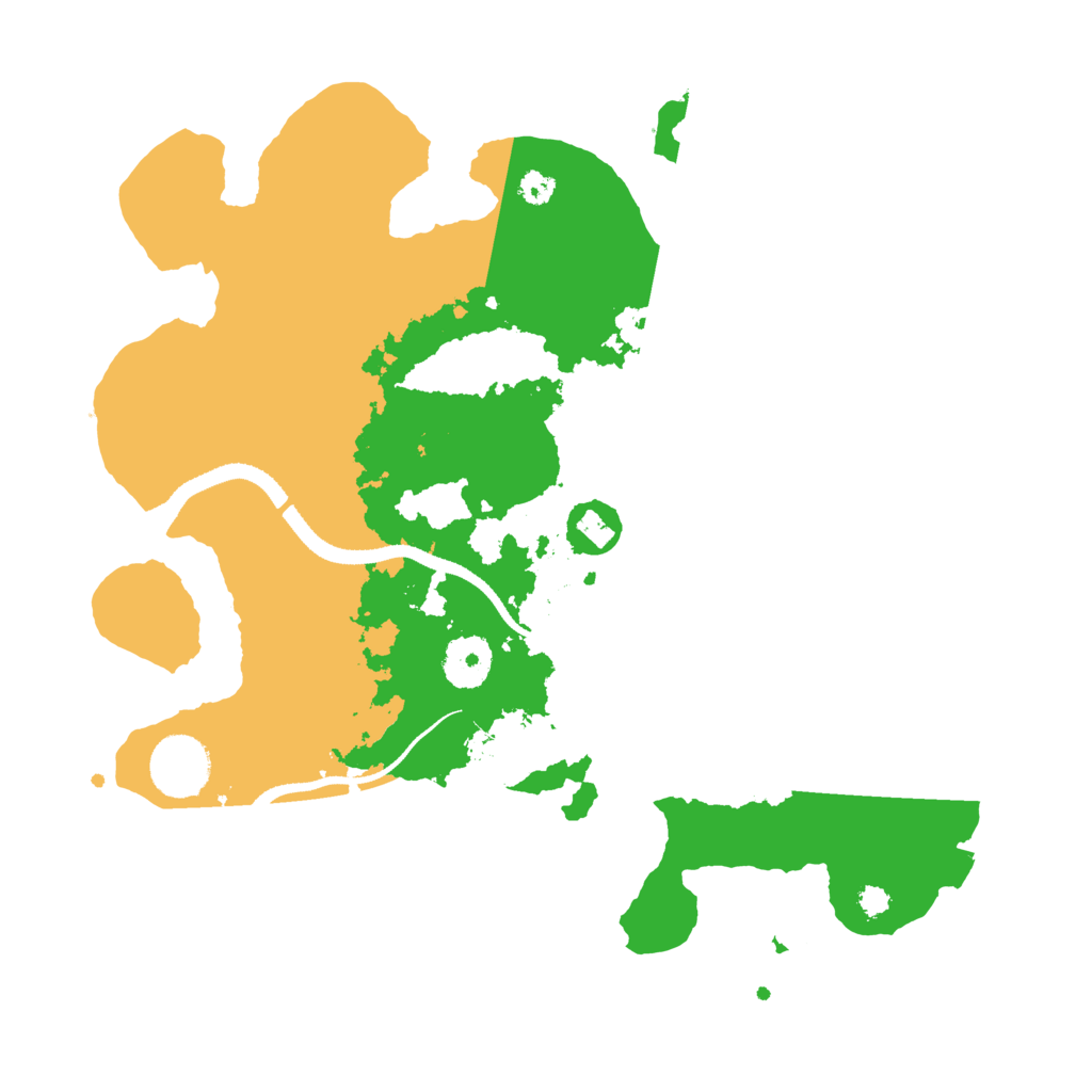 Biome Rust Map: Procedural Map, Size: 3250, Seed: 2024680677
