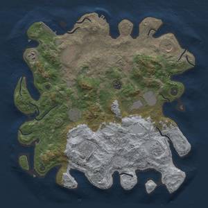 Thumbnail Rust Map: Procedural Map, Size: 3750, Seed: 1397130425, 18 Monuments