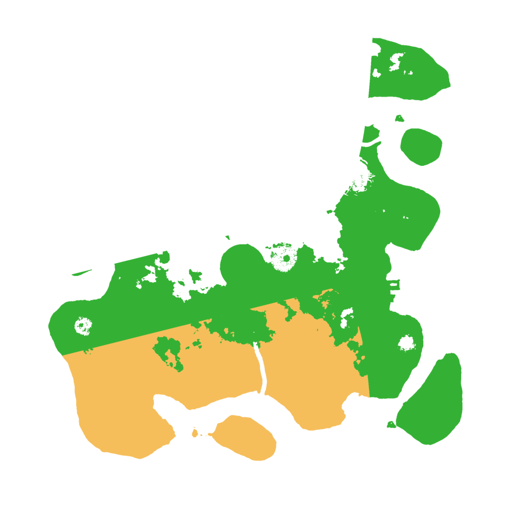 Biome Rust Map: Procedural Map, Size: 3000, Seed: 321934501