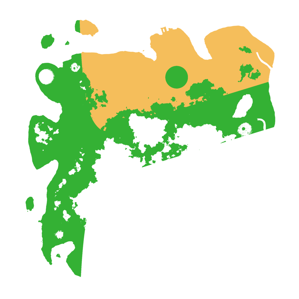 Biome Rust Map: Procedural Map, Size: 3500, Seed: 8067319