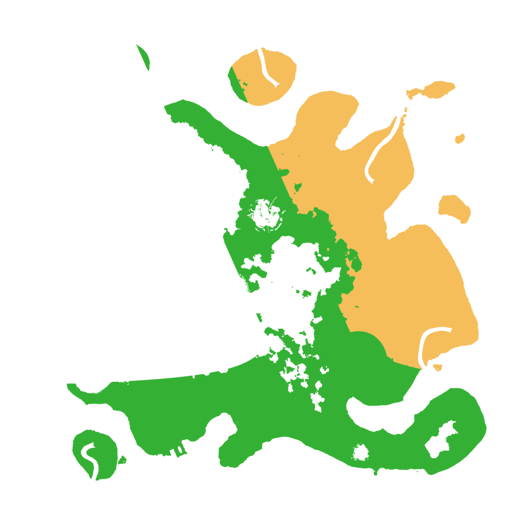 Biome Rust Map: Procedural Map, Size: 3000, Seed: 123421