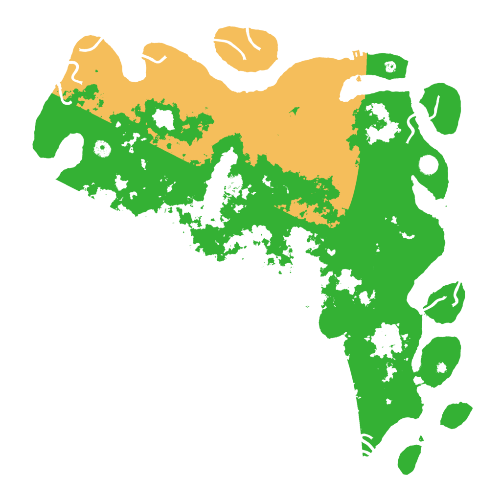 Biome Rust Map: Procedural Map, Size: 4500, Seed: 244700519
