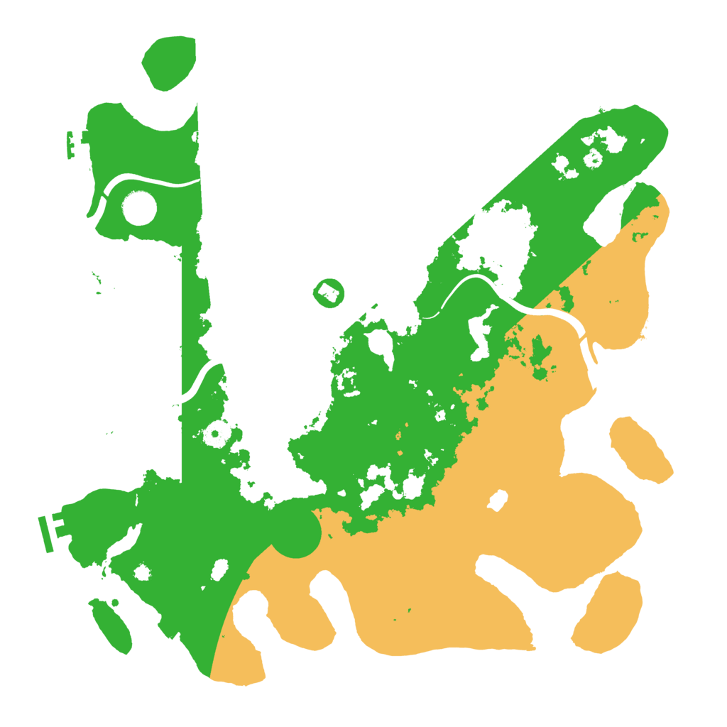 Biome Rust Map: Procedural Map, Size: 4000, Seed: 3501839