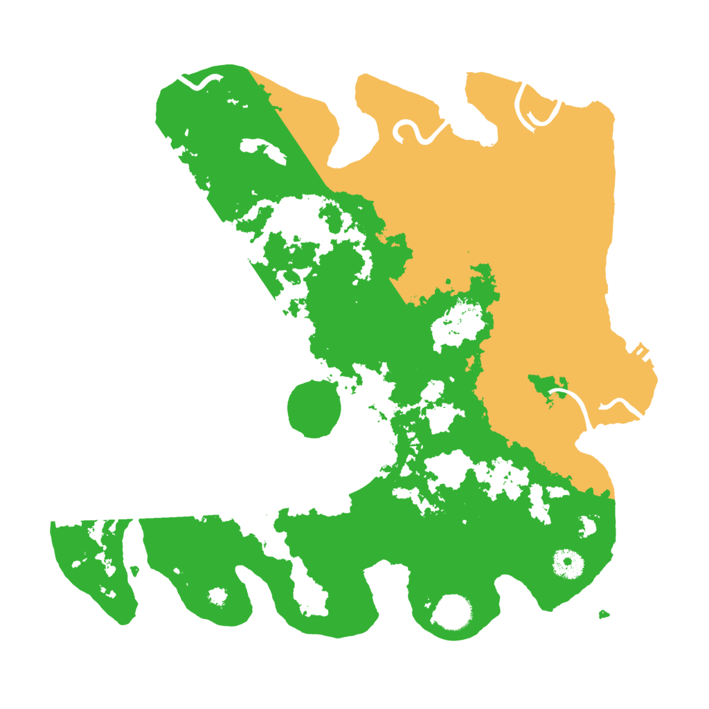 Biome Rust Map: Procedural Map, Size: 3500, Seed: 2002776485