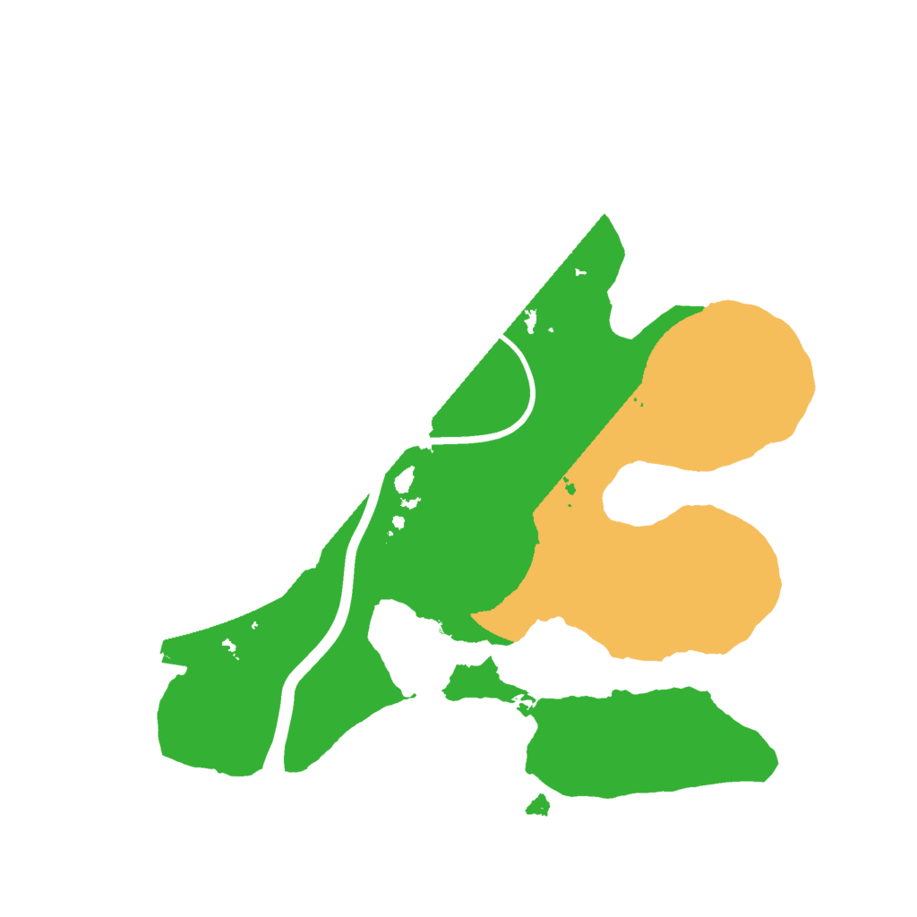 Biome Rust Map: Procedural Map, Size: 2000, Seed: 6586489