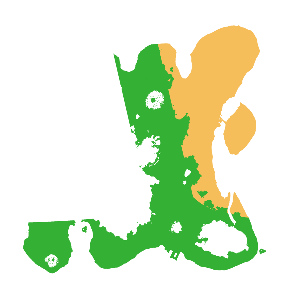 Biome Rust Map: Procedural Map, Size: 2500, Seed: 678345