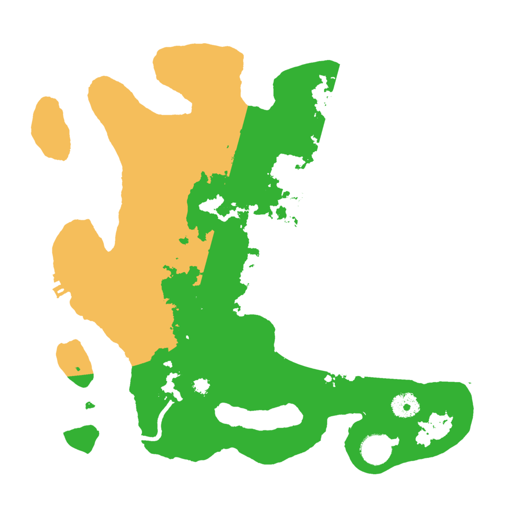 Biome Rust Map: Procedural Map, Size: 3000, Seed: 16925