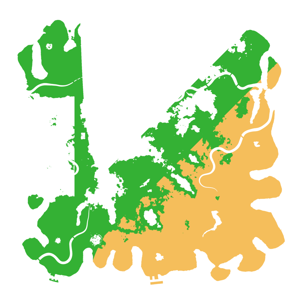 Biome Rust Map: Procedural Map, Size: 4800, Seed: 1919541238
