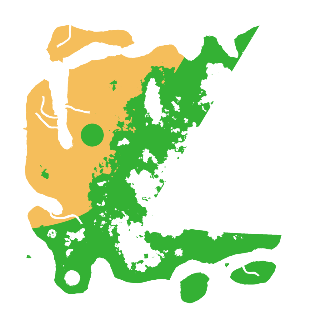 Biome Rust Map: Procedural Map, Size: 3700, Seed: 930532833