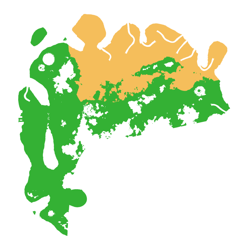 Biome Rust Map: Procedural Map, Size: 3700, Seed: 1744559761