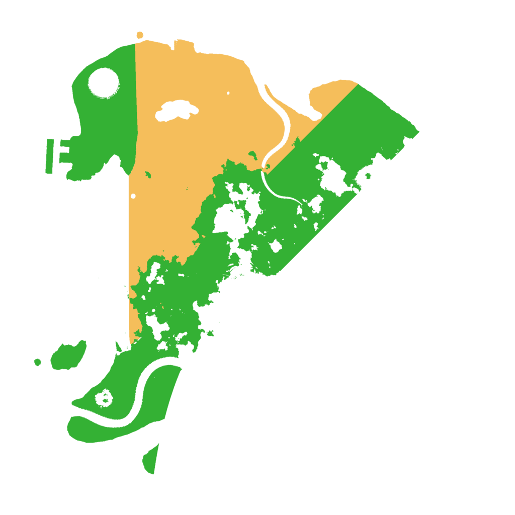 Biome Rust Map: Procedural Map, Size: 3000, Seed: 1164761923