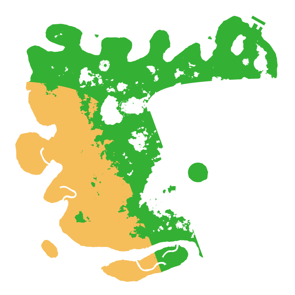 Biome Rust Map: Procedural Map, Size: 4000, Seed: 1458124260