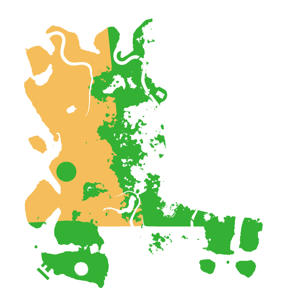 Biome Rust Map: Procedural Map, Size: 4000, Seed: 98541564