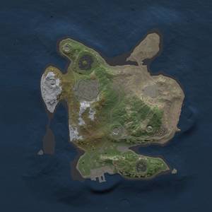 Thumbnail Rust Map: Procedural Map, Size: 2000, Seed: 42171, 9 Monuments