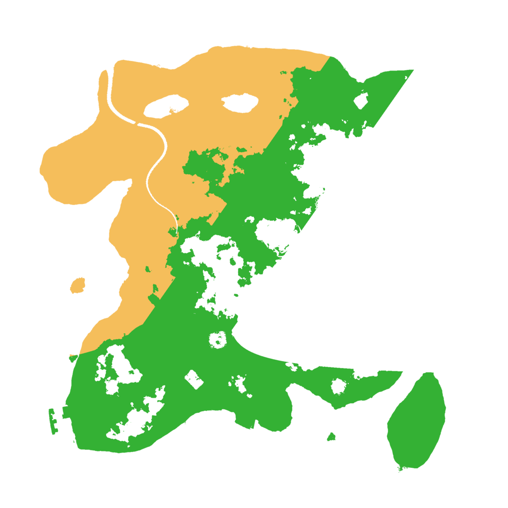 Biome Rust Map: Procedural Map, Size: 3000, Seed: 54328927