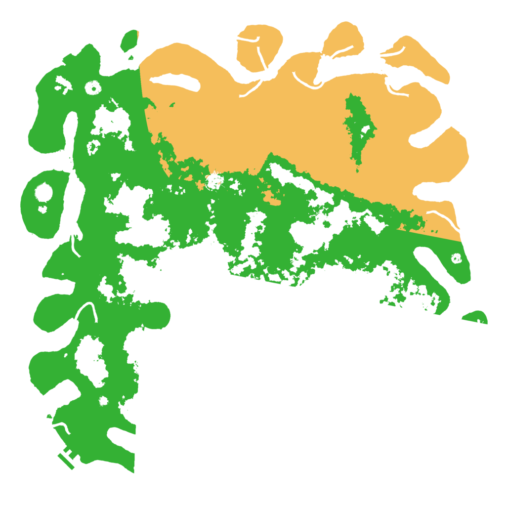 Biome Rust Map: Procedural Map, Size: 5000, Seed: 458745